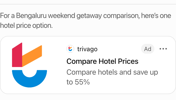 trivago ad: Compare Hotel Prices