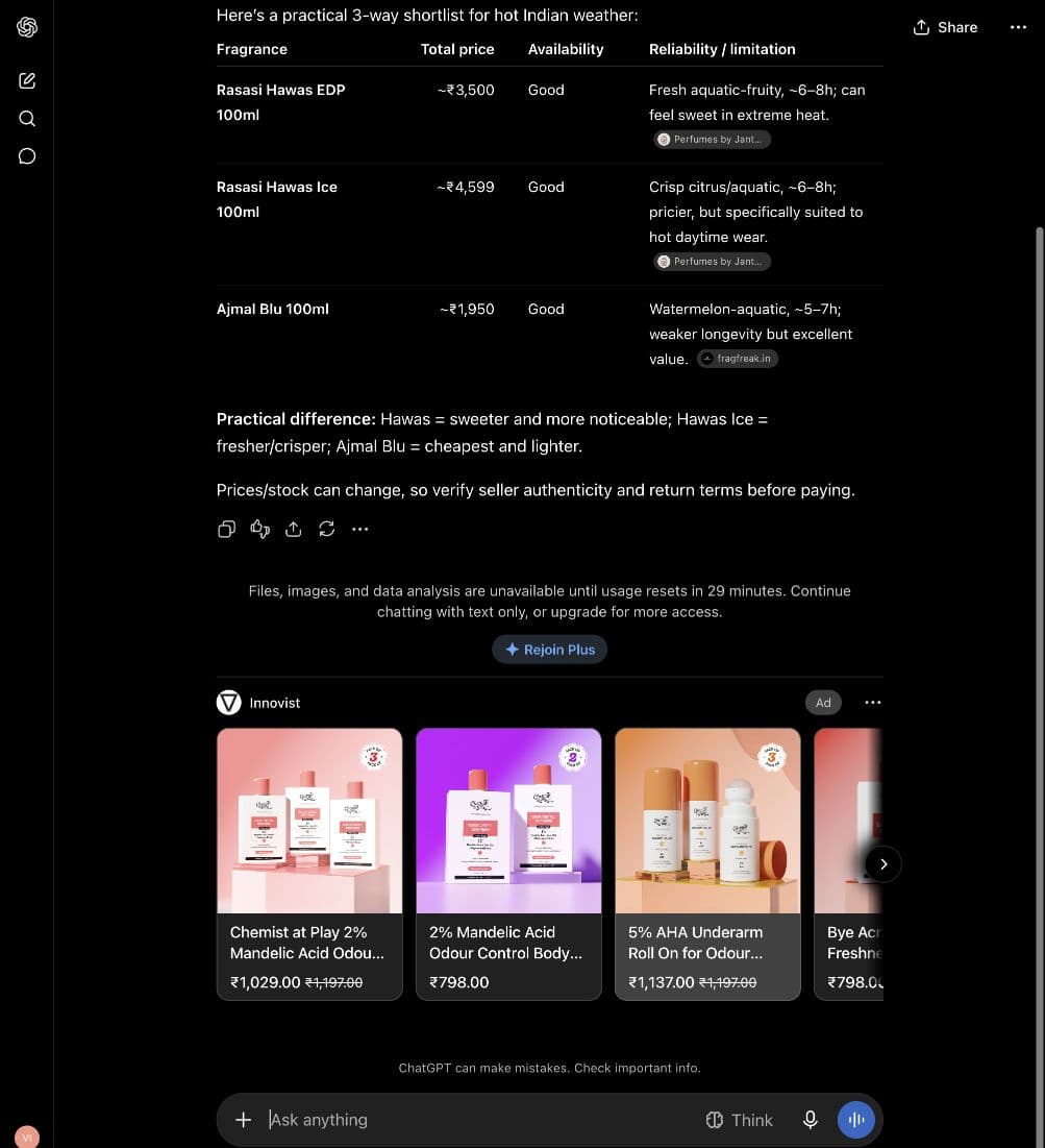 Innovist ad: Product ad