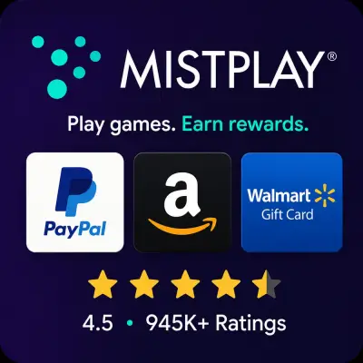 Mistplay ad: Play Free Games, Earn Gift Cards Fast