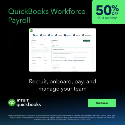 Intuit Quickbooks ad: QuickBooks Workforce Tax