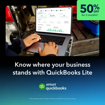 Intuit Quickbooks ad: Track Every Expense