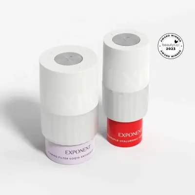 Exponent Beauty Inc ad: GLP-1 Face with Sagging and Collagen Loss
