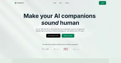 Adapt Research, Inc. ad: Human voice for AI pals