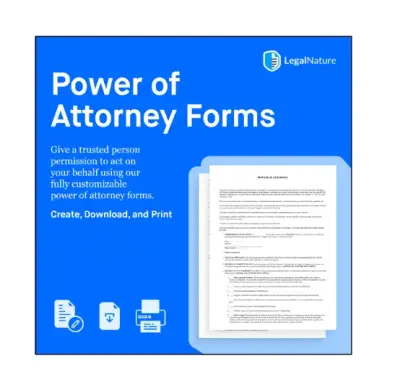 LegalNature ad: POA - No Attorney Needed