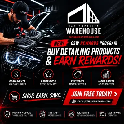Car Supplies Warehouse ad: The More You Buy, The More You Earn
