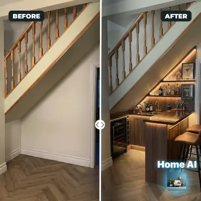 Blackwood Solutions ad: Redesign Small Spaces with AI Interior Design