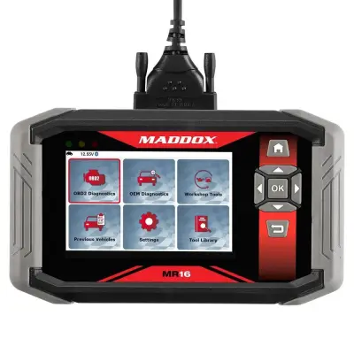 Harbor Freight ad: Maddox MR16 Code Reader