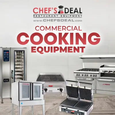Chef’s Deal ad: Commercial Cooking Equipment