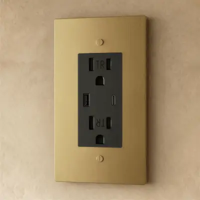 Residence Supply ad: Solid Brass Outlets