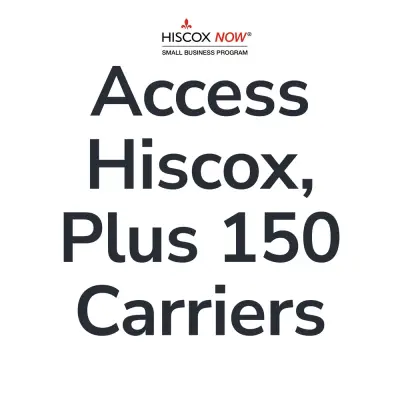 First Connect Insurance Services ad: ✅ Access Hiscox + 150 P&C Carriers.