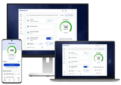 Malwarebytes ad: 24/7 Antivirus Protection