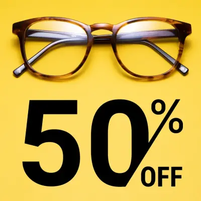 GlassesUSA.com ad: Stylish Cat Eye Frames