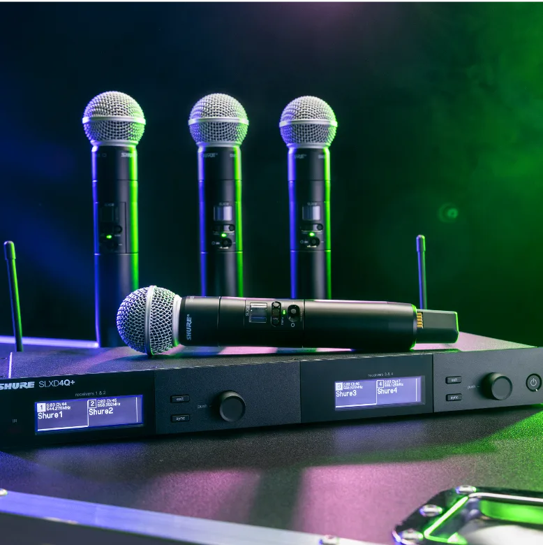 Sweetwater ad: Shure professional audio gear