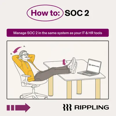 Rippling ad: Rippling SOC2 - The Smarter Alternative