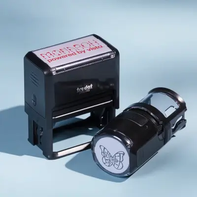 VistaPrint ad: Stamp it pro