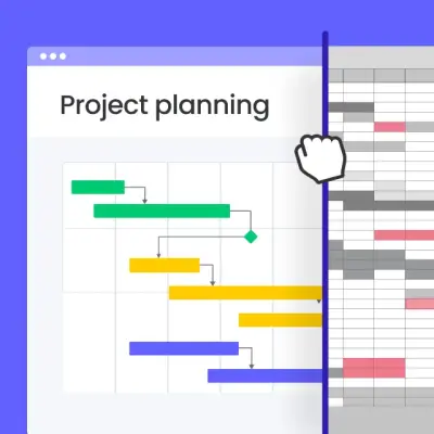 Monday.com ad: Draft a project charter fast