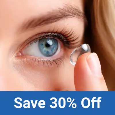 GlassesUSA.com ad: Biofinity: 30% Off Today