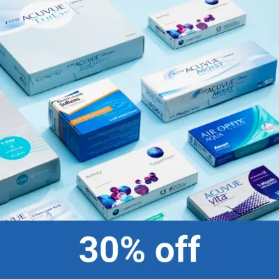 GlassesUSA.com ad: Acuvue Oasys: 30% Off